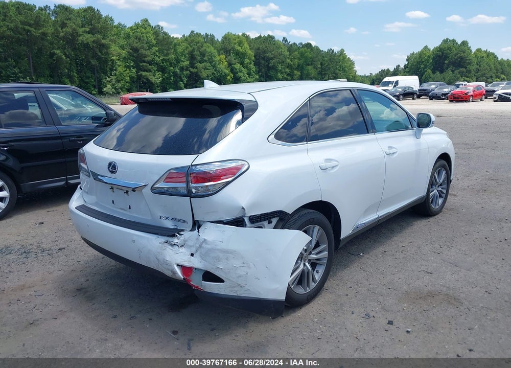 2015 LEXUS RX 450H VIN: 2T2ZB1BA7FC001394