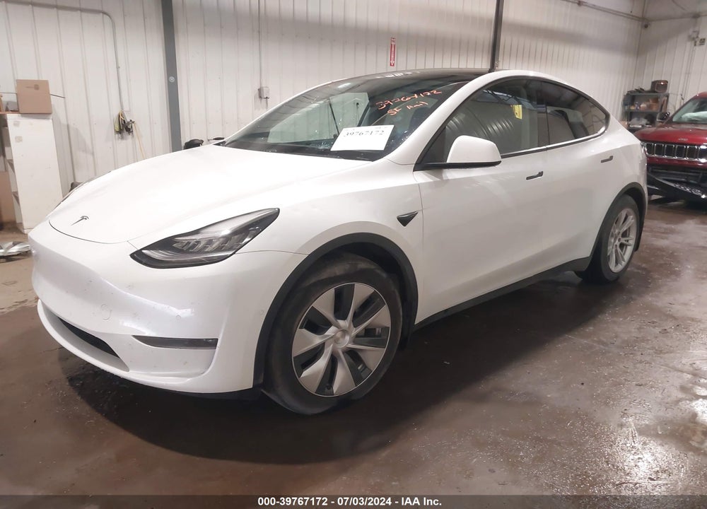 2020 TESLA MODEL Y LONG RANGE DUAL MOTOR ALL-WHEEL DRIVE VIN: 5YJYGDEE7LF011884
