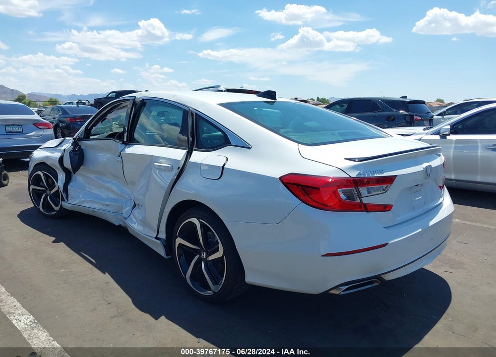 2022 HONDA ACCORD SPORT VIN: 1HGCV1F37NA066912