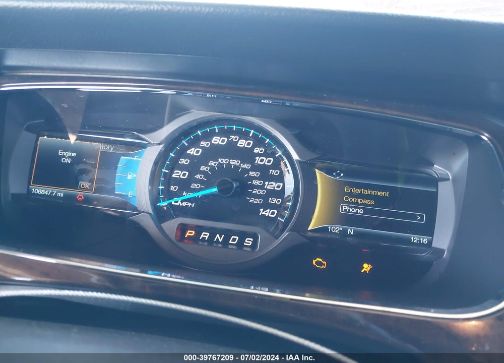 2019 FORD TAURUS LIMITED VIN: 1FAHP2F86KG110820