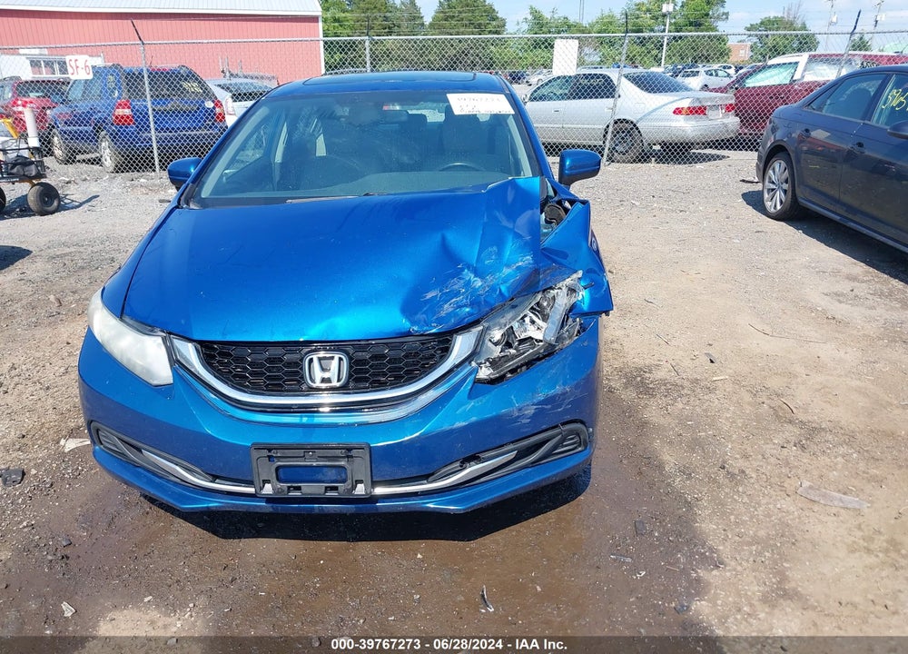 2014 HONDA CIVIC EX VIN: 19XFB2F89EE082709