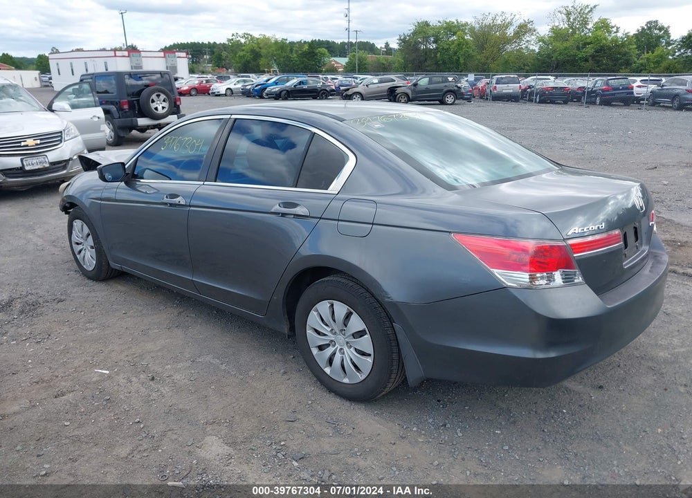 2012 HONDA ACCORD 2.4 LX VIN: 1HGCP2F3XCA205671