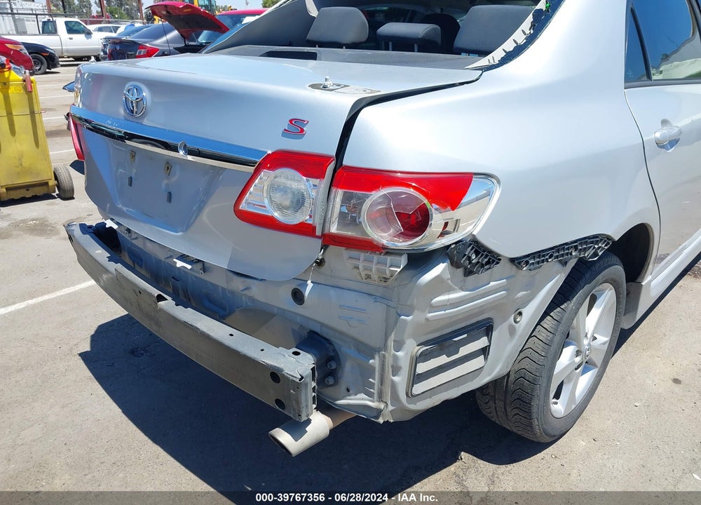 2012 TOYOTA COROLLA S VIN: 2T1BU4EE3CC913595