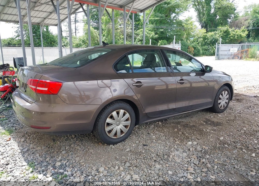 2015 VOLKSWAGEN JETTA VIN: 3VW2K7AJ3FM265324
