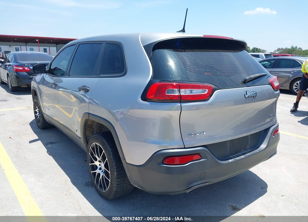 2017 CHEROKEE JEEP  SPORT 4X4 VIN: 1C4PJMAB8HW668723