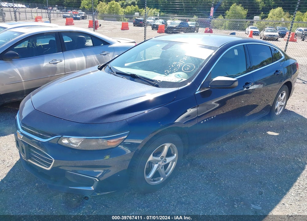 2016 CHEVROLET MALIBU LS VIN: 1G1ZB5ST4GF221106