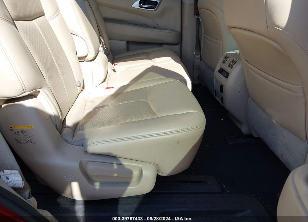 2017 NISSAN PATHFINDER PLATINUM VIN: 5N1DR2MN4HC629002