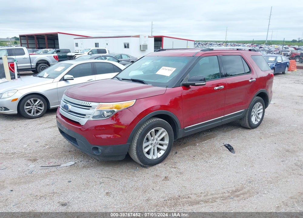 2013 FORD EXPLORER XLT VIN: 1FM5K8D88DGC71282