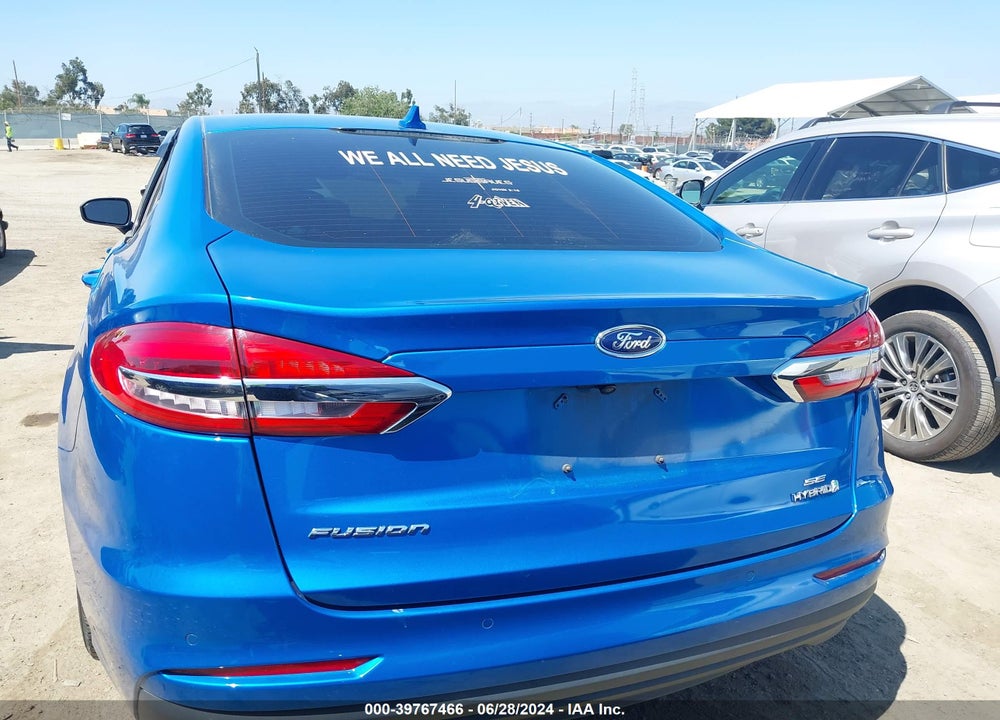 2019 FORD FUSION HYBRID SE VIN: 3FA6P0LU0KR200227