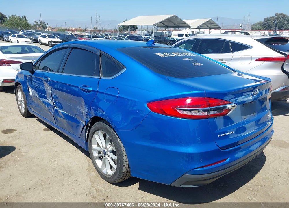 2019 FORD FUSION HYBRID SE VIN: 3FA6P0LU0KR200227