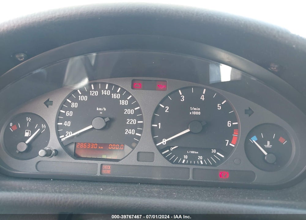 1998 BMW 328IS VIN: WBABG2328WET36372