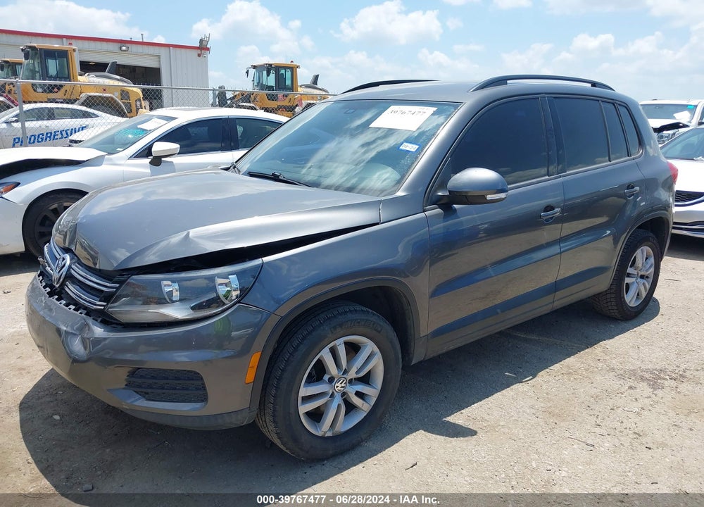 2016 VOLKSWAGEN TIGUAN S VIN: WVGAV7AX1GW609045