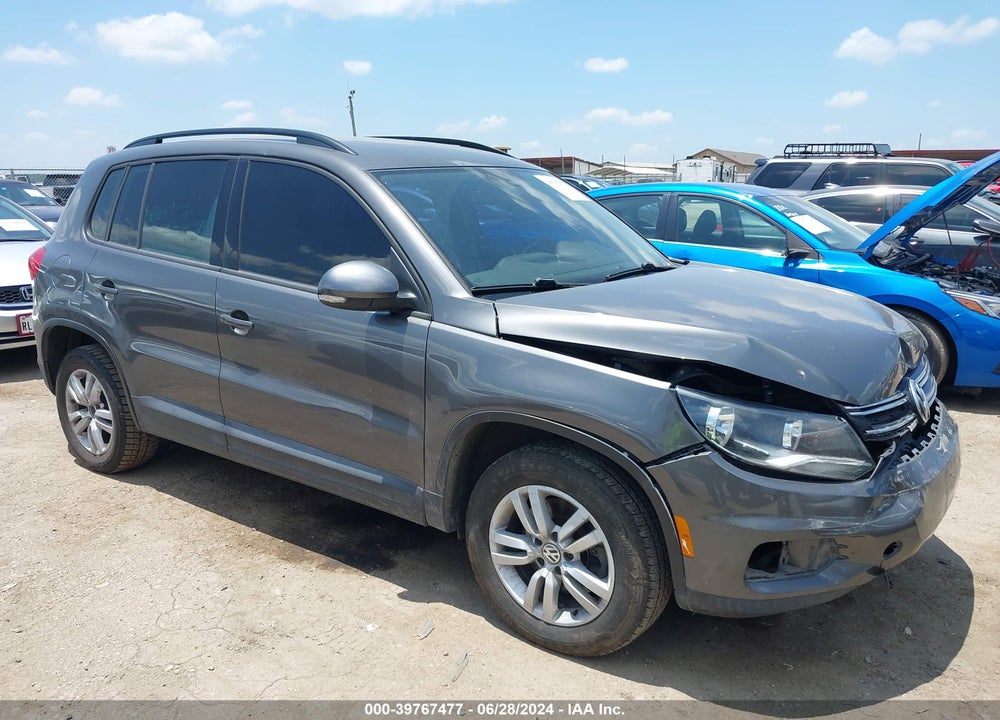 2016 VOLKSWAGEN TIGUAN S VIN: WVGAV7AX1GW609045