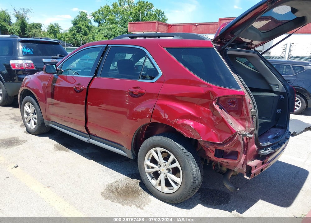 2016 CHEVROLET EQUINOX LT VIN: 2GNALCEK9G1115984