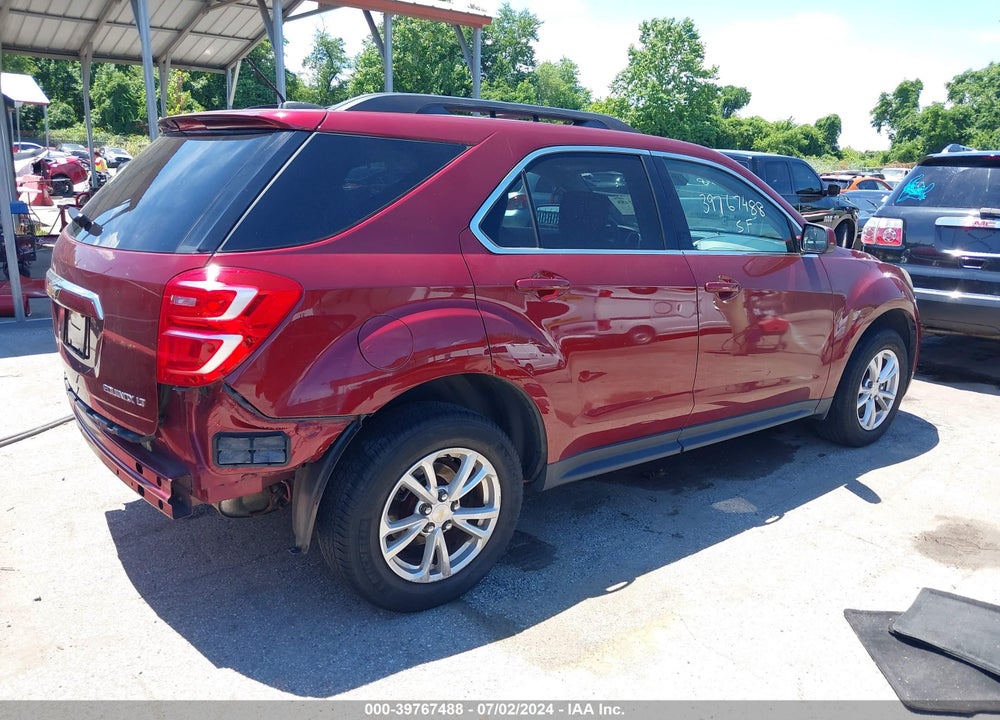 2016 CHEVROLET EQUINOX LT VIN: 2GNALCEK9G1115984