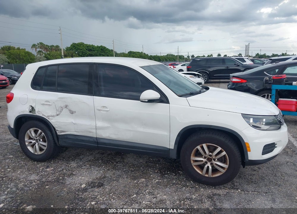 2013 VOLKSWAGEN TIGUAN S VIN: WVGAV7AX1DW504761