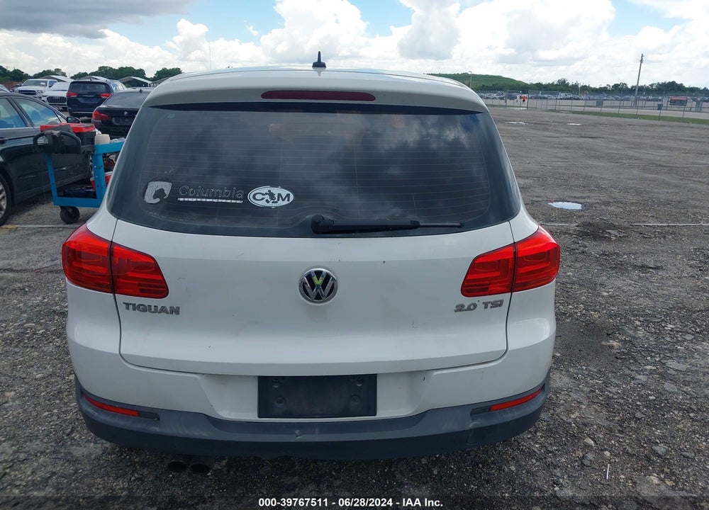 2013 VOLKSWAGEN TIGUAN S VIN: WVGAV7AX1DW504761