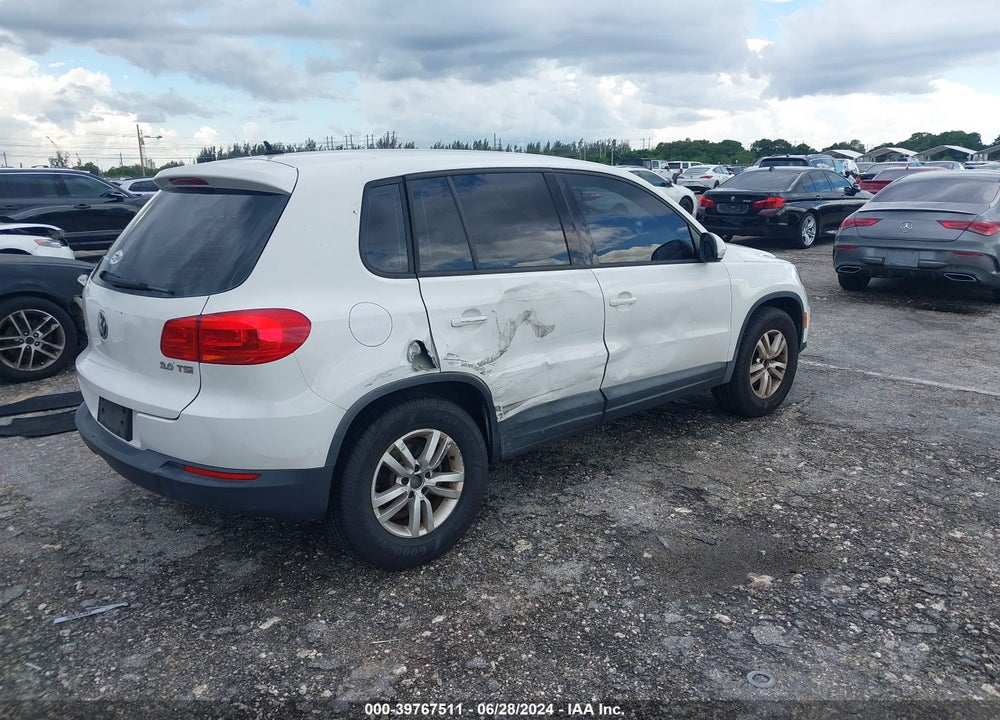2013 VOLKSWAGEN TIGUAN S VIN: WVGAV7AX1DW504761
