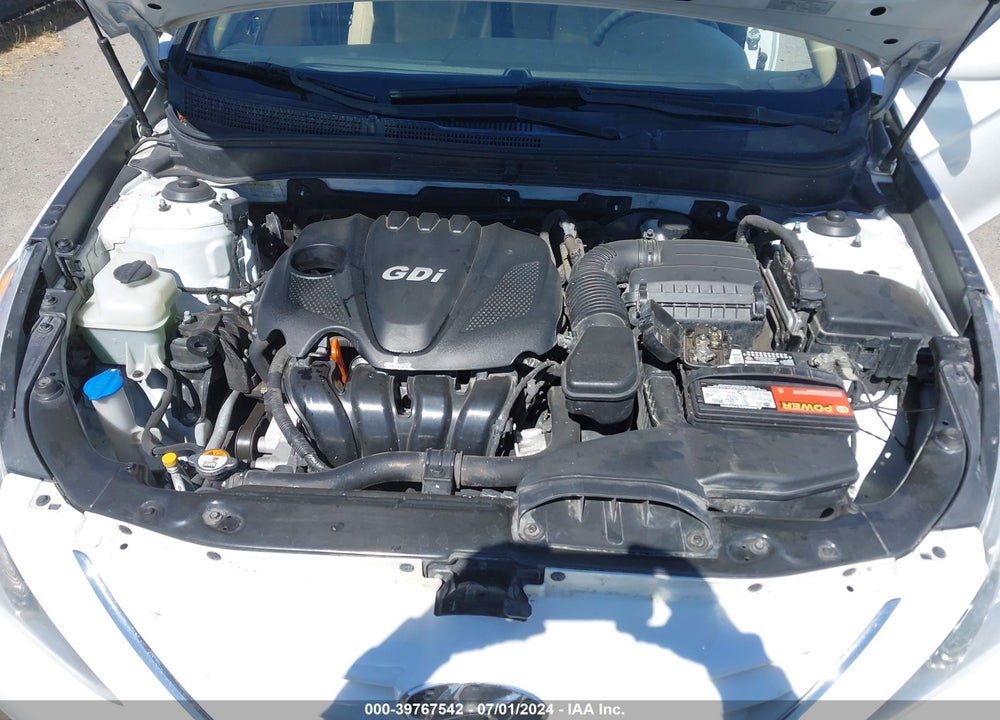 2013 HYUNDAI SONATA GLS VIN: 5NPEB4AC5DH747554