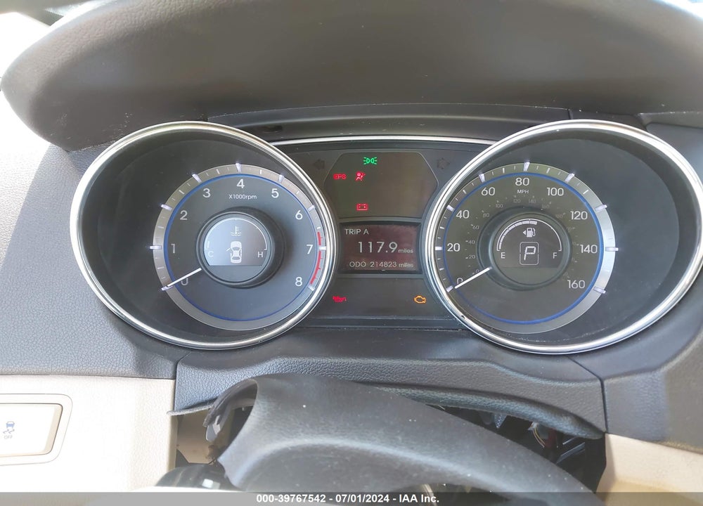2013 HYUNDAI SONATA GLS VIN: 5NPEB4AC5DH747554