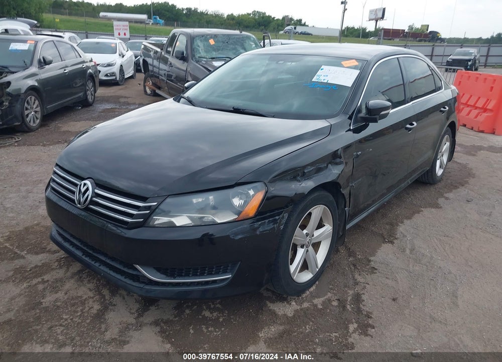 2013 VOLKSWAGEN PASSAT 2.5L SE VIN: 1VWBP7A33DC063147