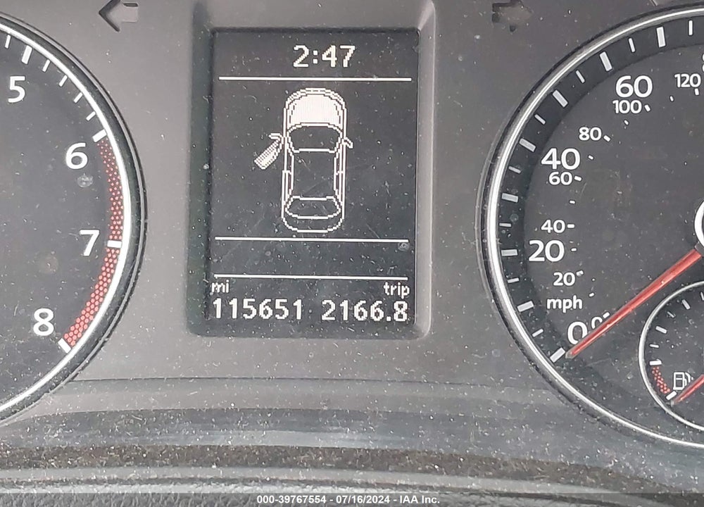 2013 VOLKSWAGEN PASSAT 2.5L SE VIN: 1VWBP7A33DC063147
