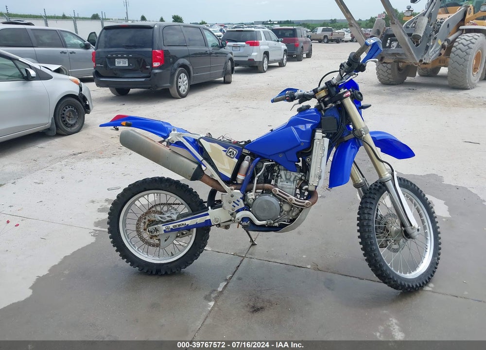 2006 YAMAHA WR450 F VIN: JYACJ09Y76A000644