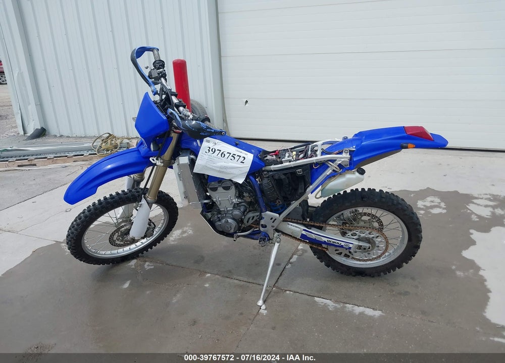 2006 YAMAHA WR450 F VIN: JYACJ09Y76A000644