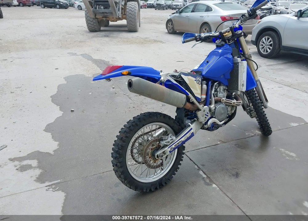 2006 YAMAHA WR450 F VIN: JYACJ09Y76A000644