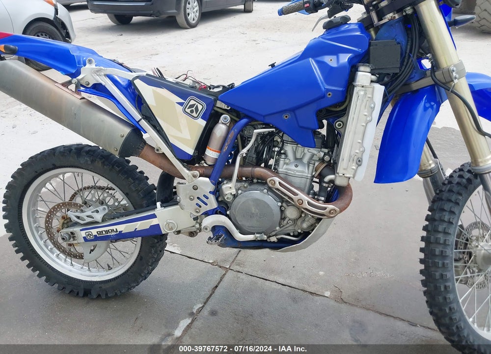 2006 YAMAHA WR450 F VIN: JYACJ09Y76A000644