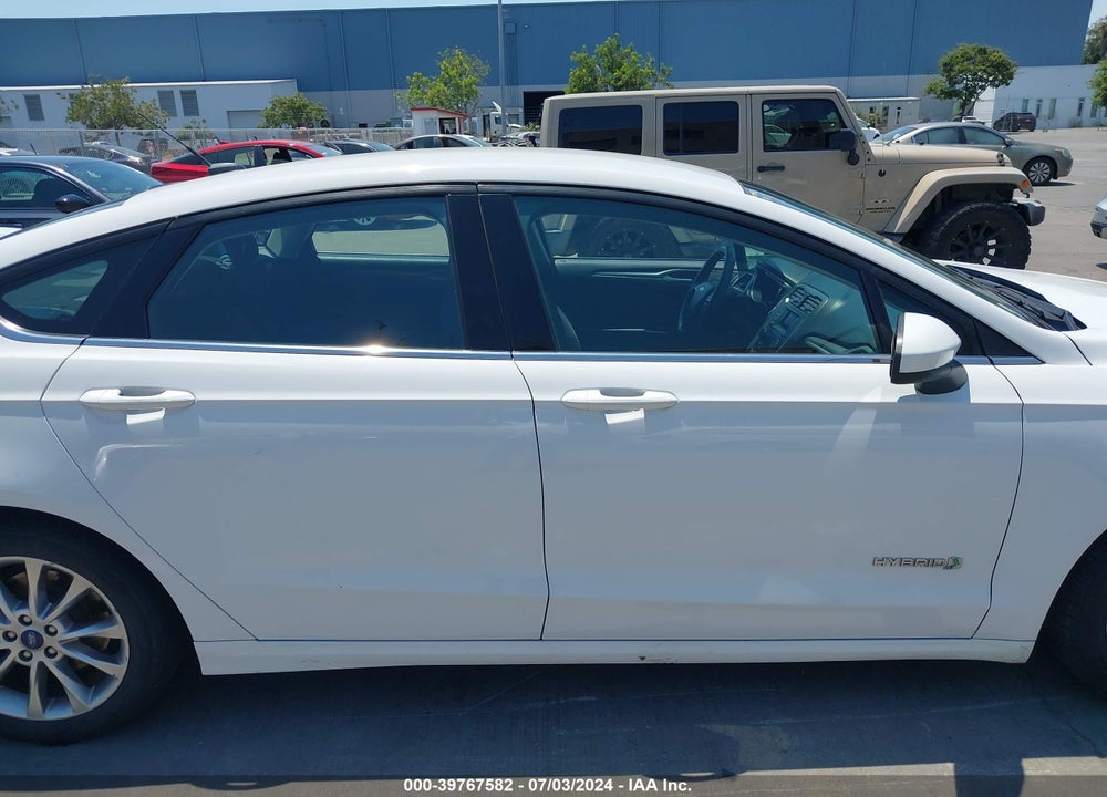 2017 FORD FUSION HYBRID SE VIN: 3FA6P0LU6HR385568