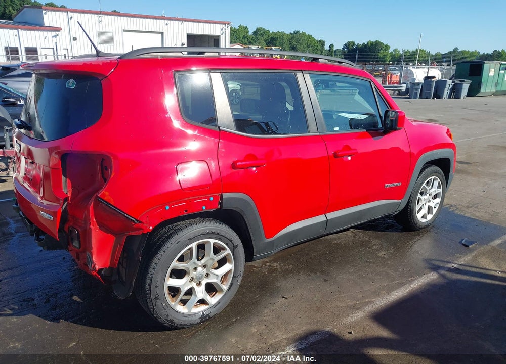 2015 JEEP RENEGADE LATITUDE VIN: ZACCJABT0FPB66947