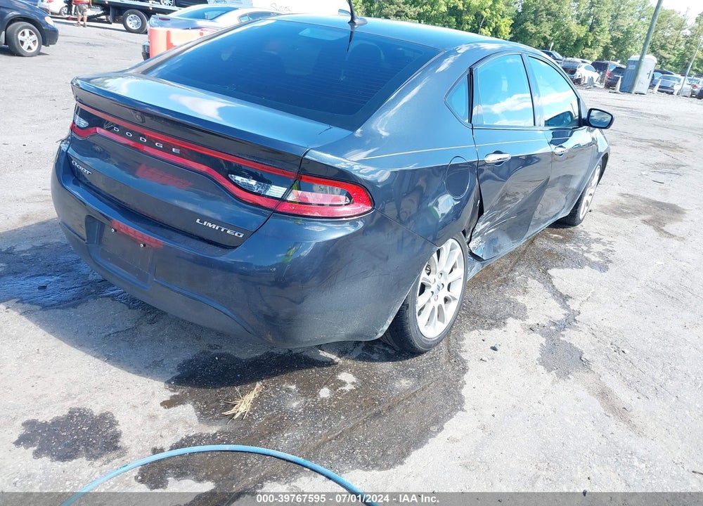 2013 DODGE DART LIMITED VIN: 1C3CDFCA5DD178871