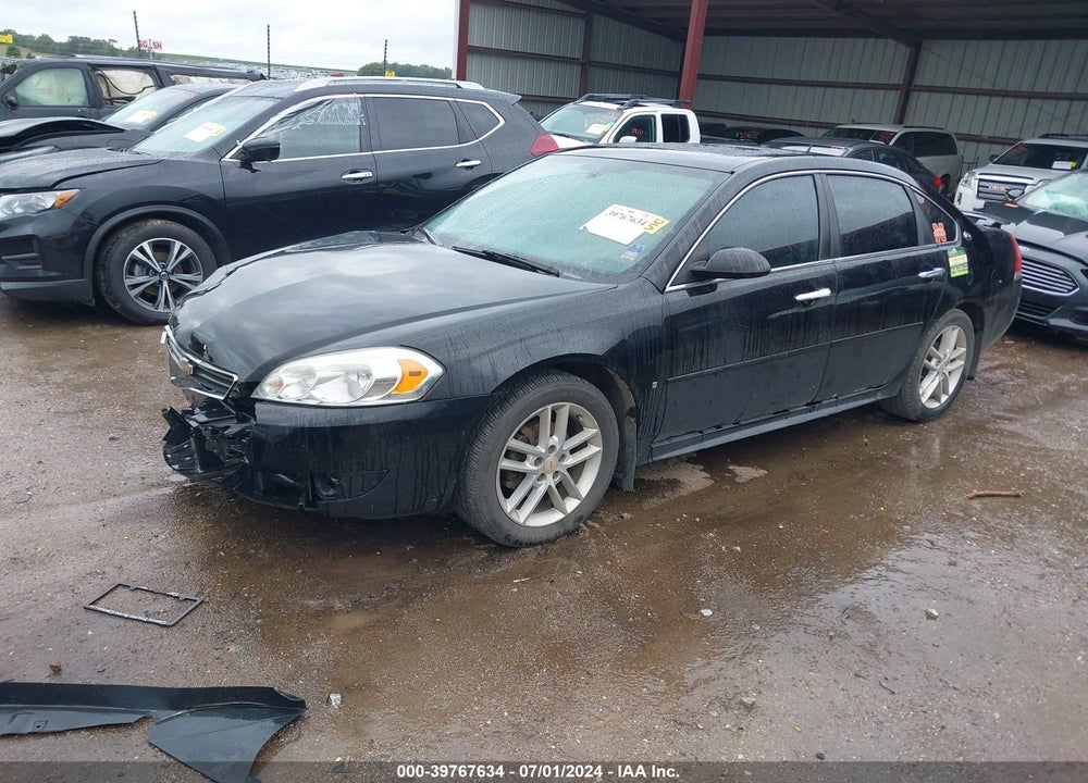 2009 CHEVROLET IMPALA LTZ VIN: 2G1WU57M291250807