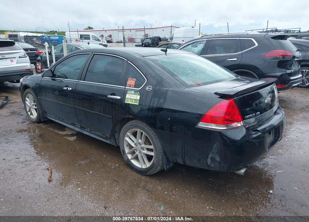 2009 CHEVROLET IMPALA LTZ VIN: 2G1WU57M291250807
