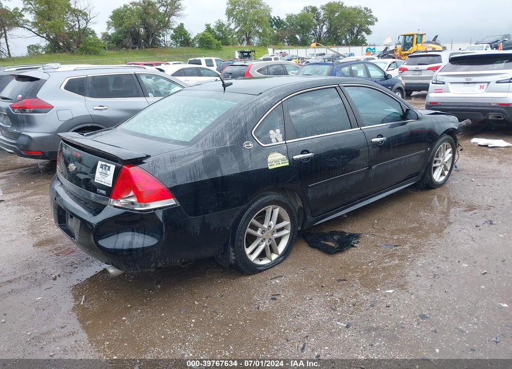 2009 CHEVROLET IMPALA LTZ VIN: 2G1WU57M291250807