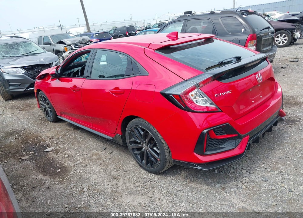 2021 HONDA CIVIC SPORT VIN: SHHFK7H4XMU205870