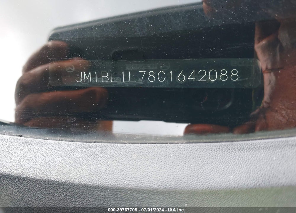 2012 MAZDA 3 I TOURING VIN: JM1BL1L78C1642088