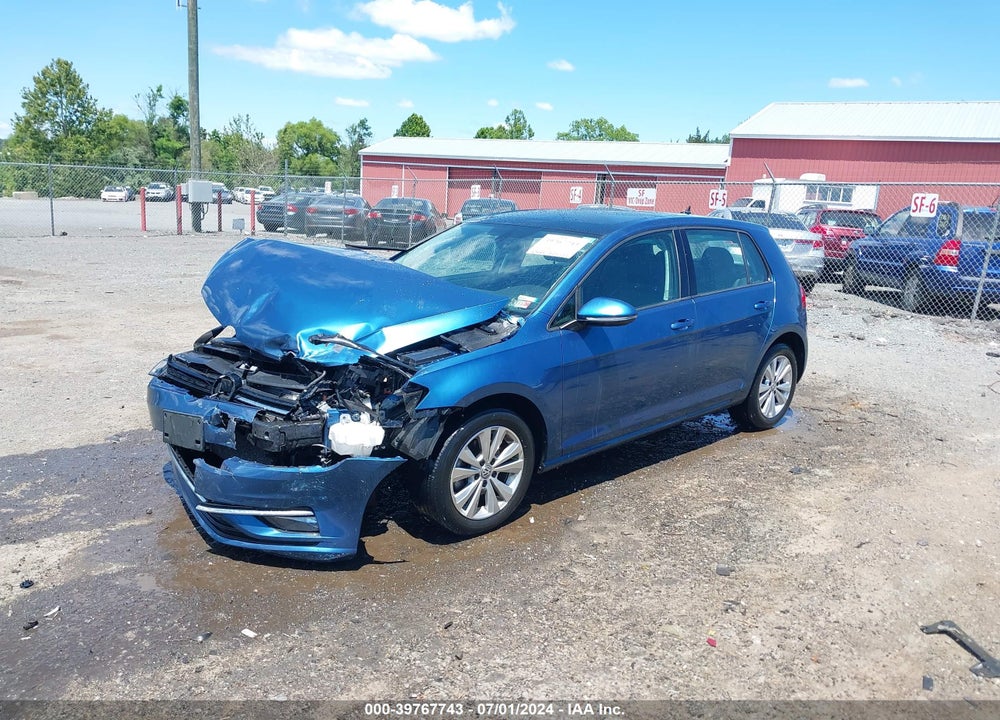 2019 VOLKSWAGEN GOLF 1.4T S/1.4T SE VIN: 3VWG57AU8KM025476