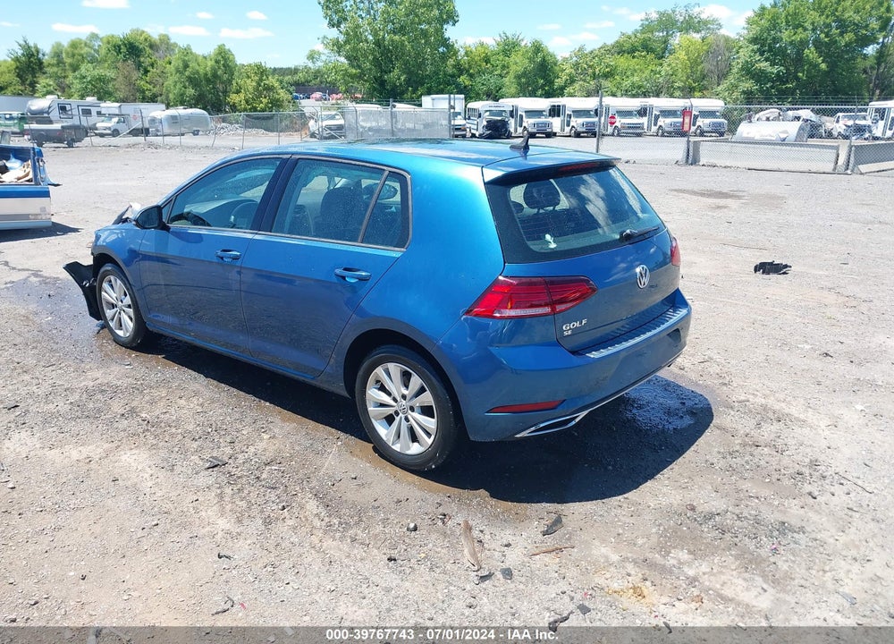 2019 VOLKSWAGEN GOLF 1.4T S/1.4T SE VIN: 3VWG57AU8KM025476