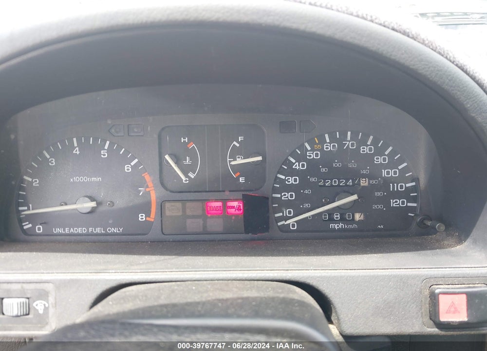 1990 HONDA CIVIC 1500 CRX SI VIN: JHMED9367LS010000