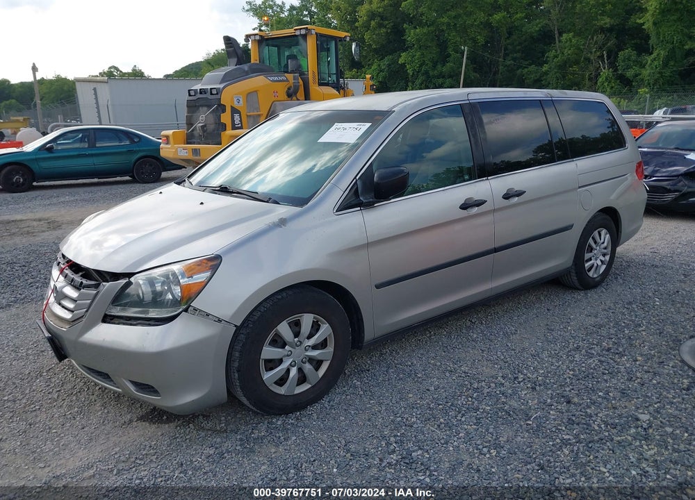 2008 HONDA ODYSSEY LX VIN: 5FNRL382X8B115630