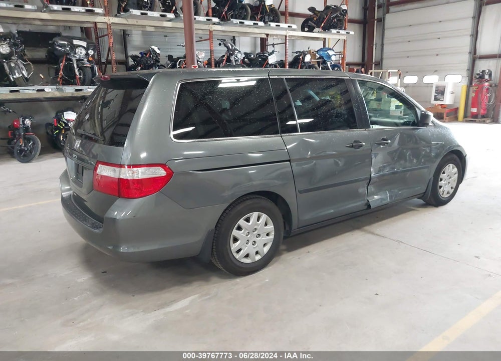 2007 HONDA ODYSSEY LX VIN: 5FNRL382X7B058473