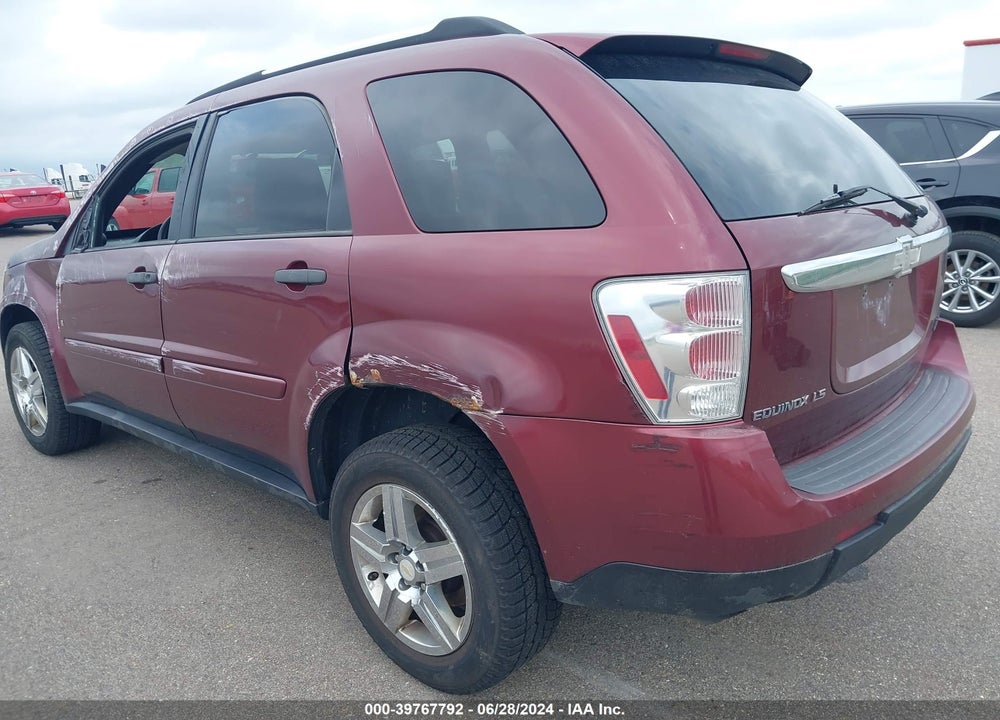 2008 CHEVROLET EQUINOX LS VIN: 2CNDL23F786309399