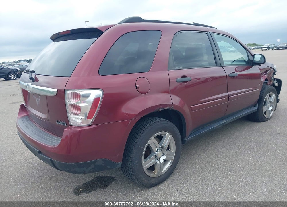2008 CHEVROLET EQUINOX LS VIN: 2CNDL23F786309399