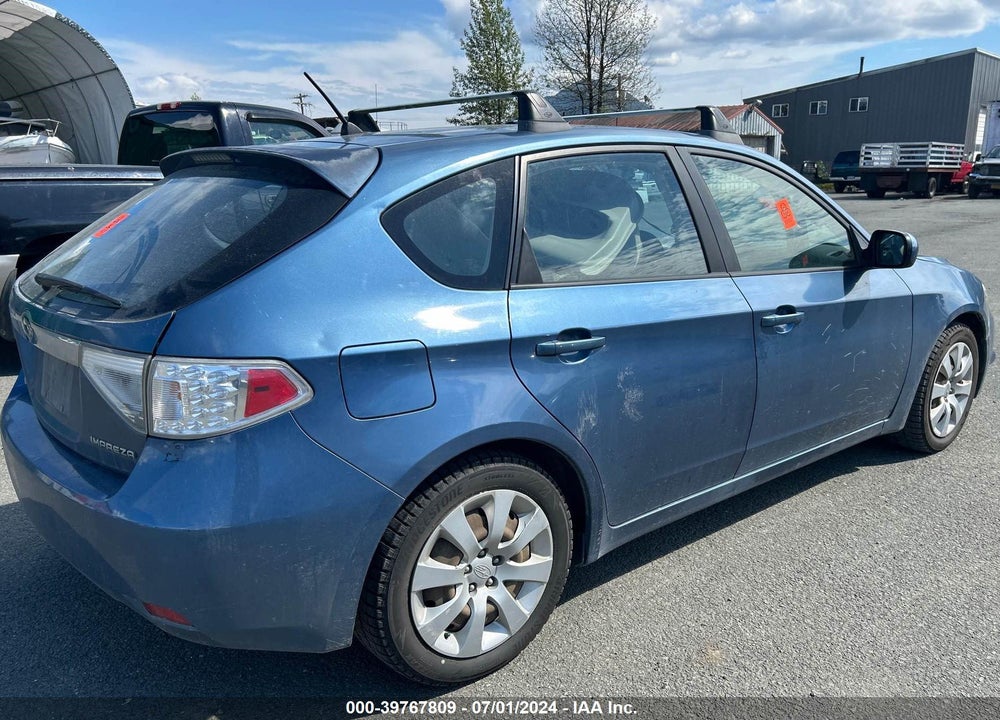 2009 SUBARU IMPREZA 2.5I VIN: JF1GH61619H806818