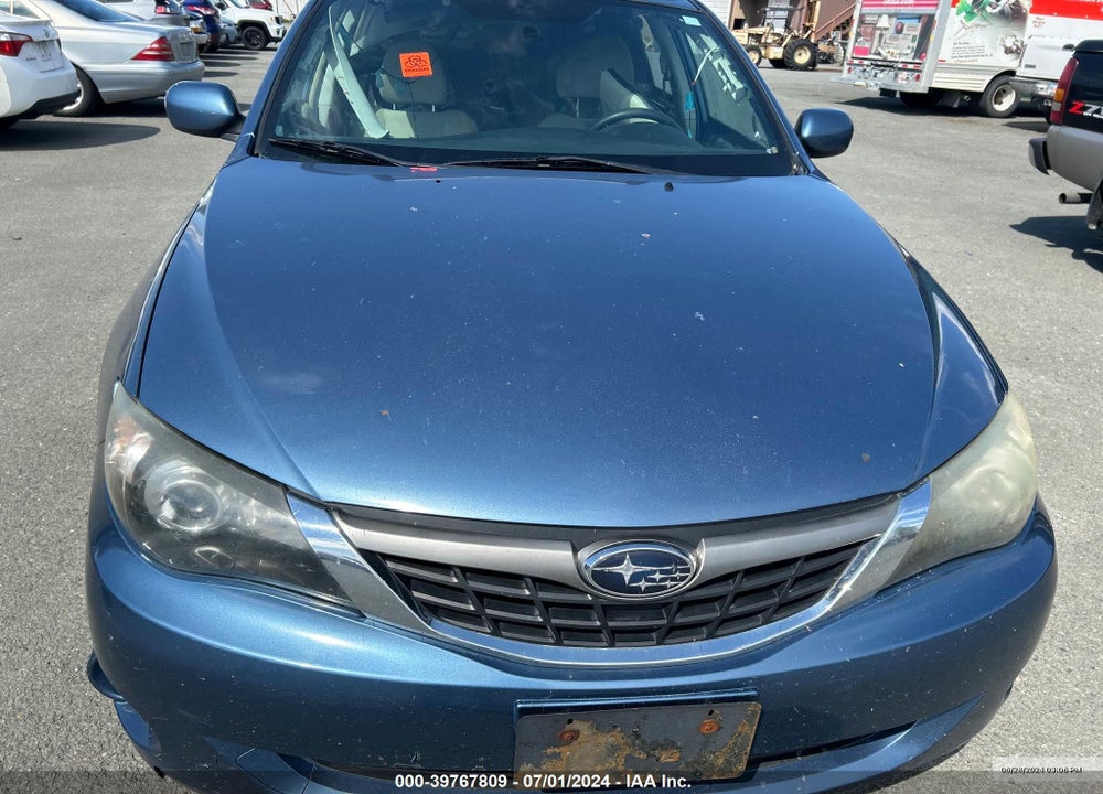 2009 SUBARU IMPREZA 2.5I VIN: JF1GH61619H806818