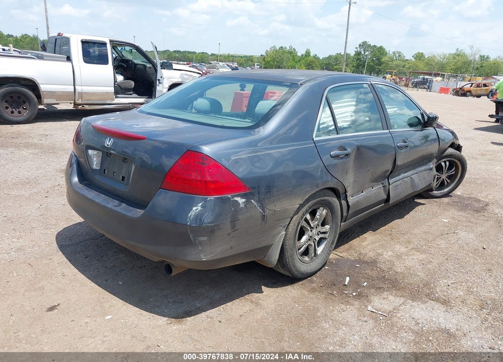 2007 HONDA ACCORD 2.4 SE VIN: 1HGCM56327A092380