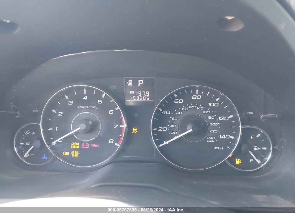 2012 SUBARU OUTBACK 2.5I PREMIUM VIN: 4S4BRBCC7C3258319