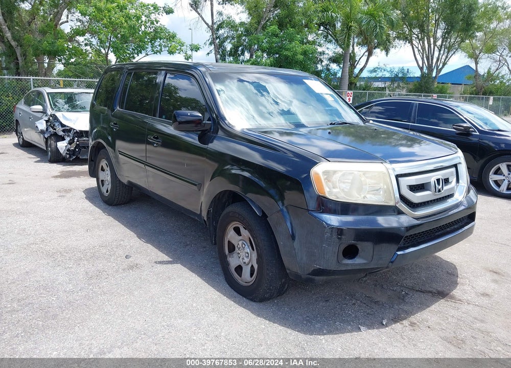 2010 HONDA PILOT LX VIN: 5FNYF3H21AB016932